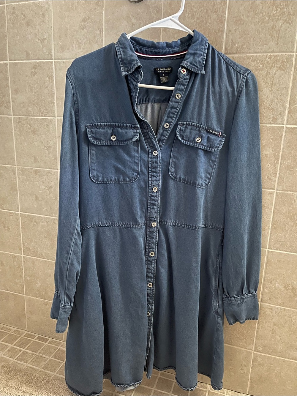 U.S. Polo Assn. Denim Button-Up Shirt in Blue